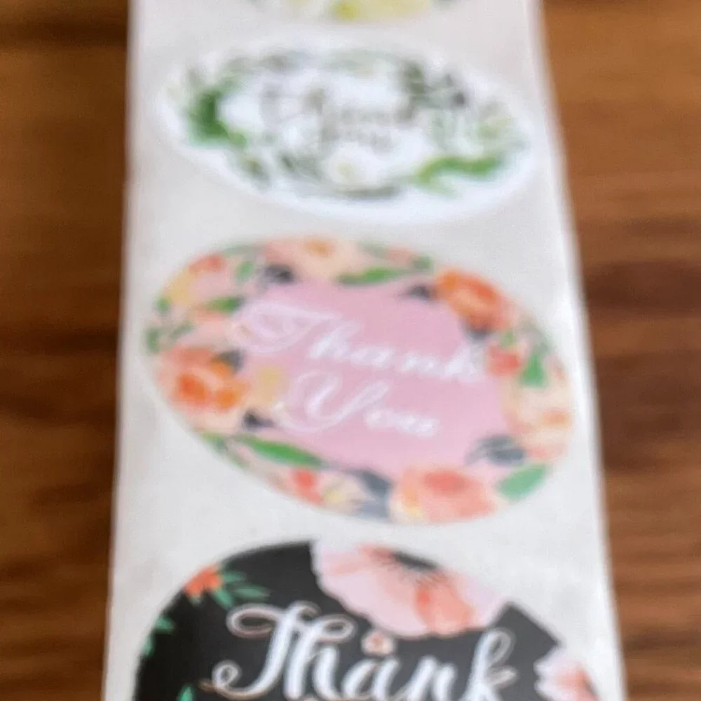 1500 Stickers - 3 x 500 THANK YOU self-a Stickers NEW TAX Write off